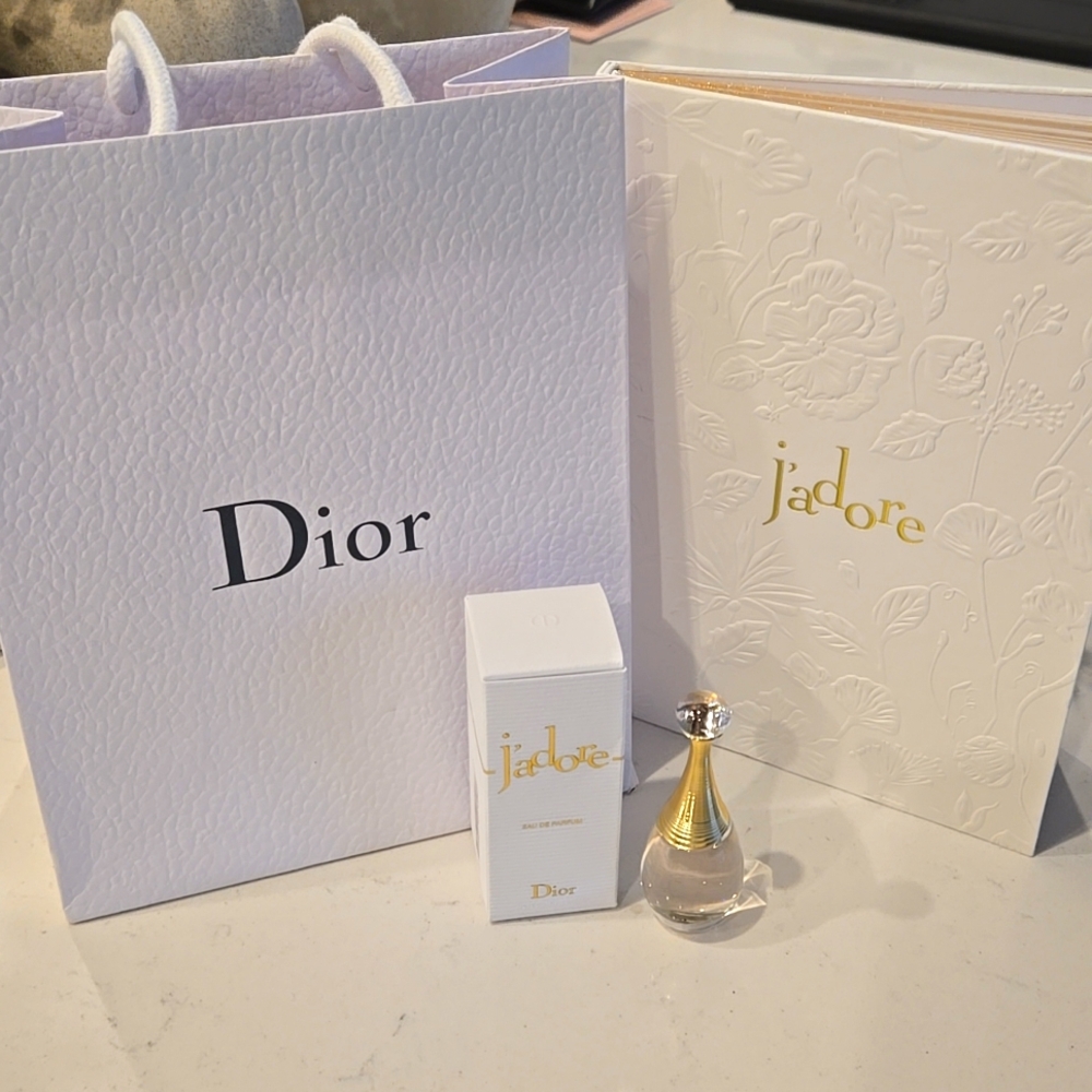 New in box never used DIOR J'ADORE bundle includes Dior journal & Dior J'adore